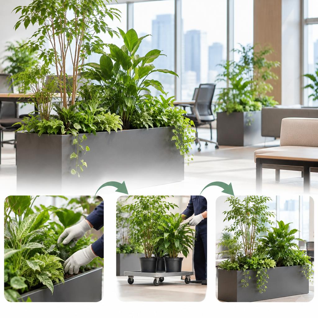 植物選びから設置後のお手入れまで、まるごとサポート