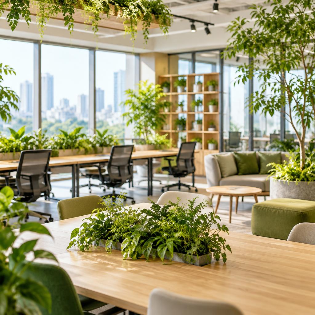 働く人にも、企業にも。植物が生むうれしい変化