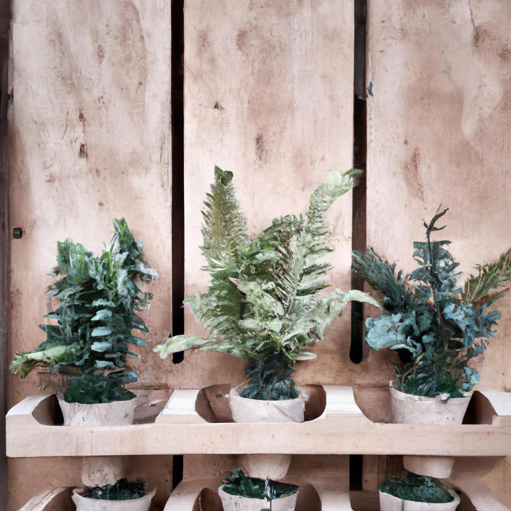 豊富な植物のラインナップ